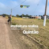 Prefeitura realiza cronograma de manutenção urbana no Balneário Quintão